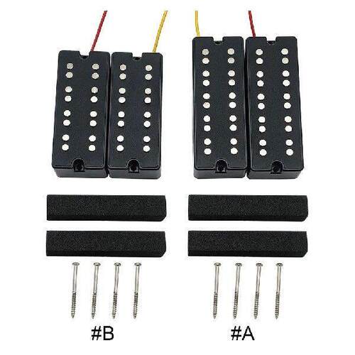 1Set Open 5/4 String Bass Guitar Pickups 2 Mounting Screw