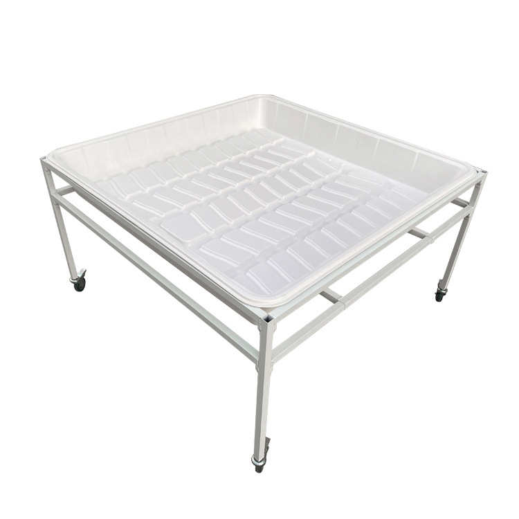 温室大棚水培蔬菜植物生长种植4x4移动水培盆支架种植架批发定制