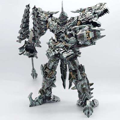 百微TW-1101B钢索领主变5电影版SS钢索霸王恐龙变形玩具