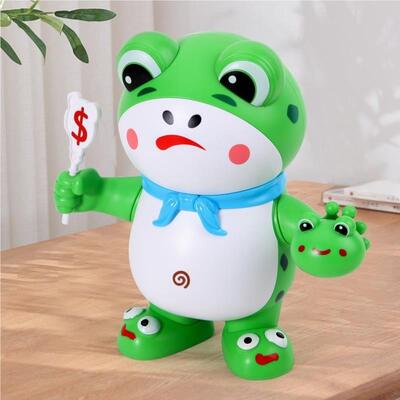 攒钱摔摆创意储MQZ5317钱青蛙益防网红卖罐存智钱件罐崽儿童零用