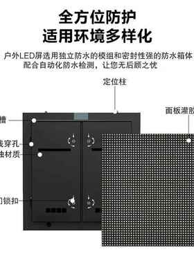 户外led显屏p示2.P35P4全彩屏显示室外商场舞台屏广告电OY子大屏