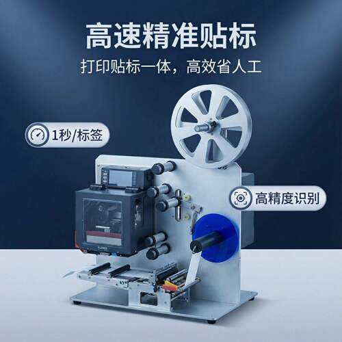 全自动打印贴标机实时打印不干胶纸箱侧面粘贴标签机器快递贴机