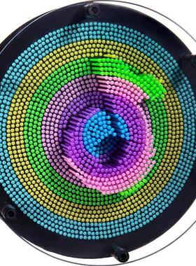 3D Pin Art Intellectual Fun Toys Rainbow PinArt Palm Board