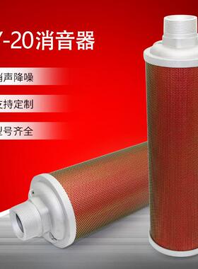 接口2寸消声器XY-20吸附式干燥机吸干机DN50压缩空气排气消音器