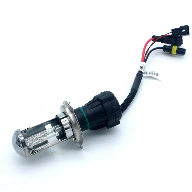 适用汽车H4改装双光氙气灯H4伸缩灯氙气灯泡远近光一体安定器55W