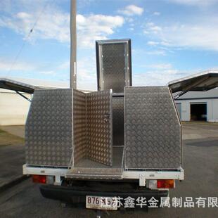 铝制花纹板工具箱托盘抽屉UTE卡车铝合金工具箱