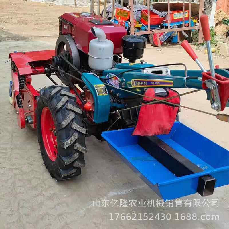 单轮蒜机 鲜葱收缸割收铺放一体四机yl-dss 自走式挖蒜刨蒜机