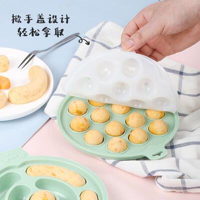 宝宝香肠辅食模具肉丸辅食硅胶模具可蒸一口肠辅食烘焙工具耐高温