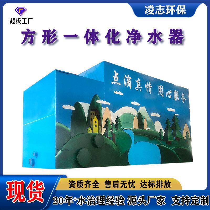 全自动一体化水净水自器来水厂农村饮用水净设备河水山泉水净水器