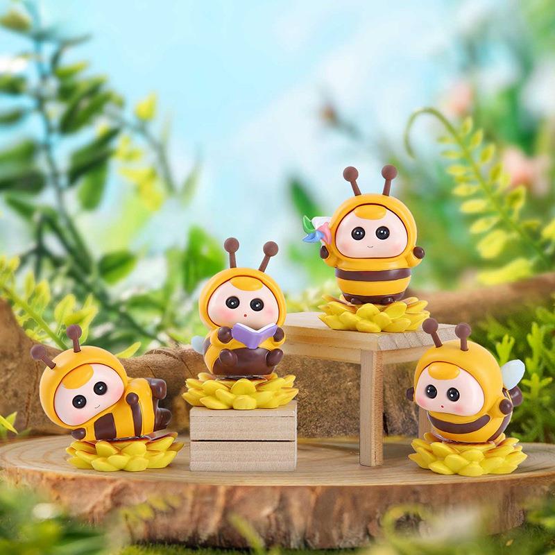 可爱萌宠小蜜beebee件桌面装饰女生节日创礼意摆物工厂蜂直销.