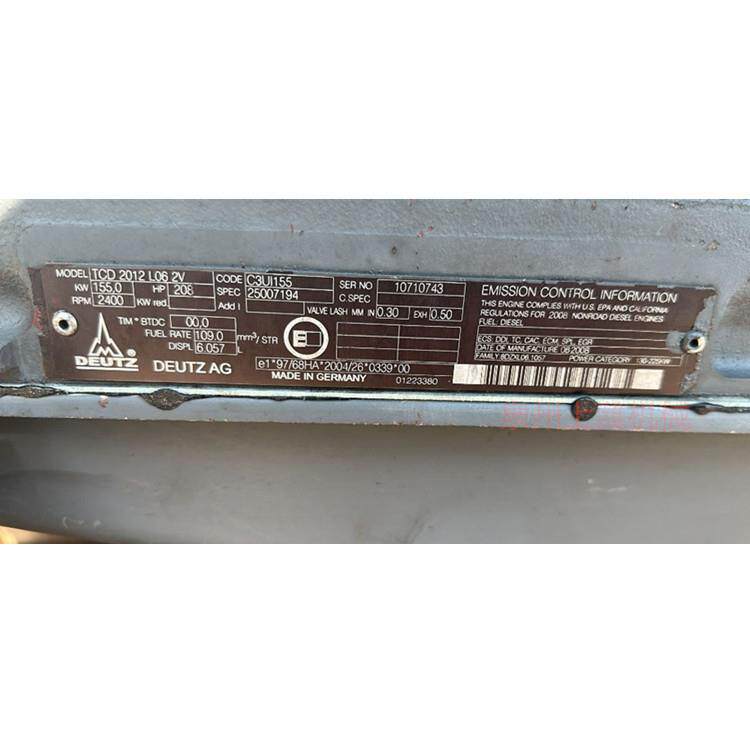 德国道依茨DEUTZ DIESEL ENGINE 型号TCD2012L062V提供整机及配件