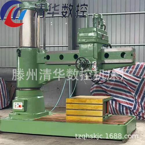 清华数控Z080*25液压摇臂钻床多功能加工能力钻孔攻丝自动走刀