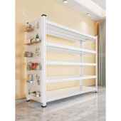 带洞洞板置物架多层家用货架行李箱阳台收纳架下空式 储藏室铁架子