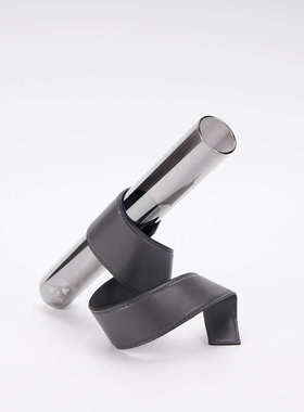 玻璃花试管插花皮革胍玻璃管斜器立样板间玻璃皮质售楼处创意装饰