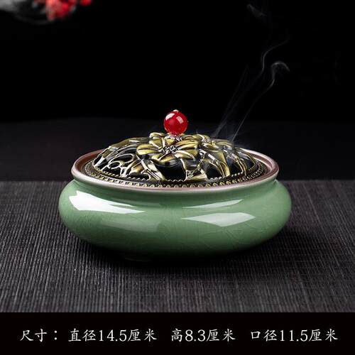 小型香薰炉新款迷你香炉老式茶道烧香精致底座高级配件香薰民宿薰