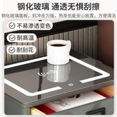 险柜带床头柜一体现P356代简约卧室能床边轻奢岩板家保用智锁储物