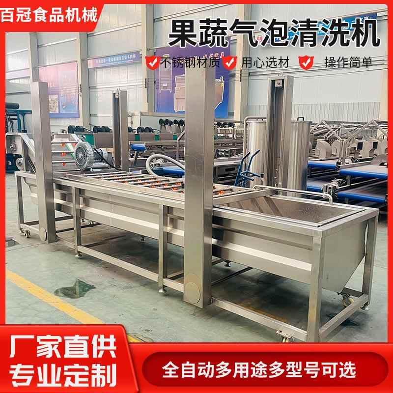 果蔬清洗机气泡冲浪喷淋臭氧洗果机臭氧去农残清洗设备