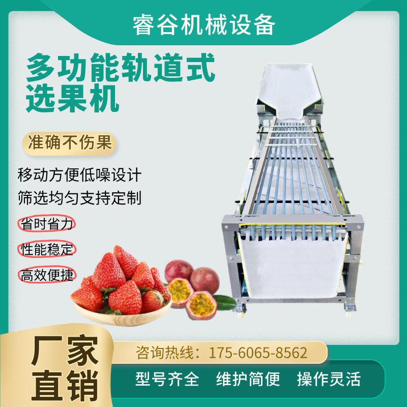 自动分选机橙子分级筛选春见粑粑柑挑选不锈钢材质小型自动分选机