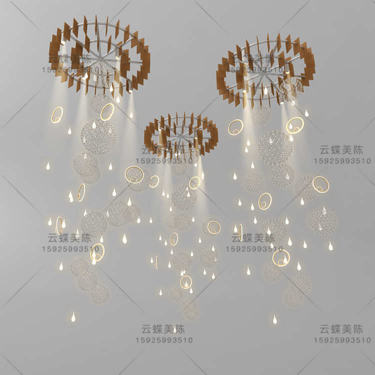 圣诞新年门店面铺橱窗中庭吊饰美陈装饰春天季院校网红美陈道具