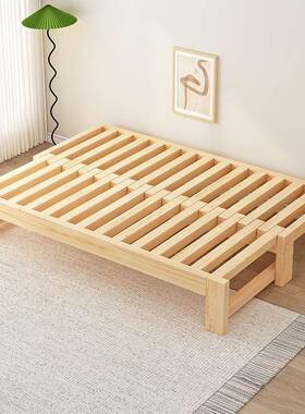 实木沙发床多体功折能床抽拉床见详情蹋蹋米床沙发床一两用叠伸缩