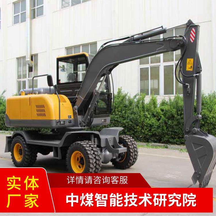 75B轮胎式液压挖掘机源头厂家适用园林景观施工操作方便现货速发