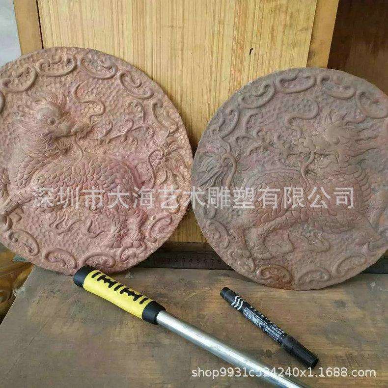 生产直销欧式园林景观大雕塑仿古锻铜麒麟貔貅玻璃钢仿铜浮雕
