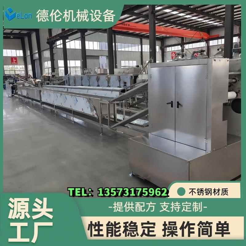 青稞方便面生产线 油炸方便面生产机器 全自动智能方便面成型机