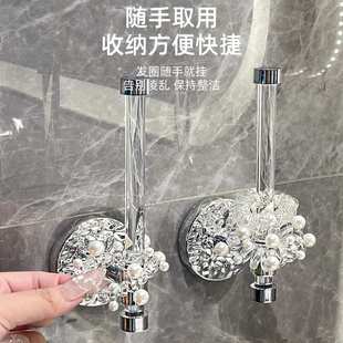 发箍收纳架壁挂免打孔发圈头绳挂钩发饰发卡首饰架发夹头饰置物架