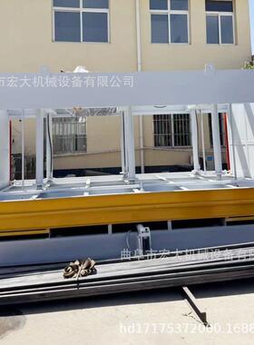 岩棉机夹心保温一体进板冷压叉车槽出板HD-25-104米沫板压板泡机