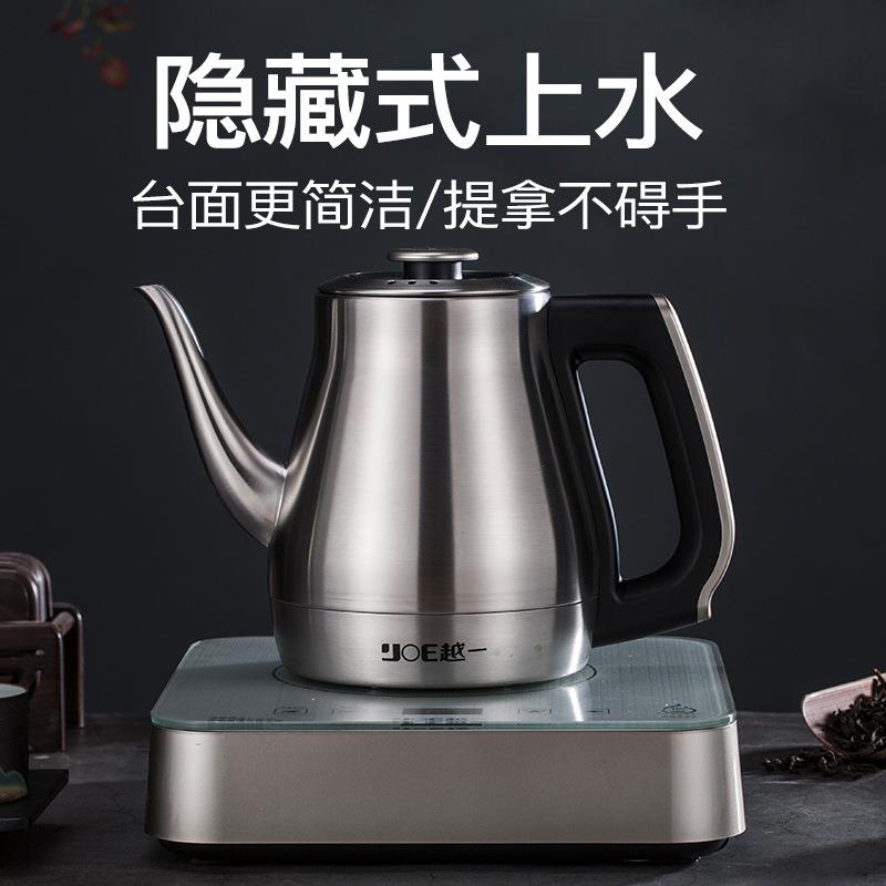 越一智能烧水壶全自动底部上水泡茶专用壶不锈钢恒温电热水壶DT21