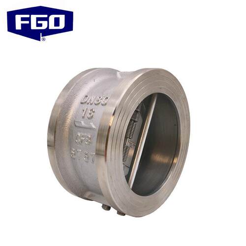 FGO蝶式对夹止回阀不锈钢04向阀1.6mpaDH76H-16PDN50