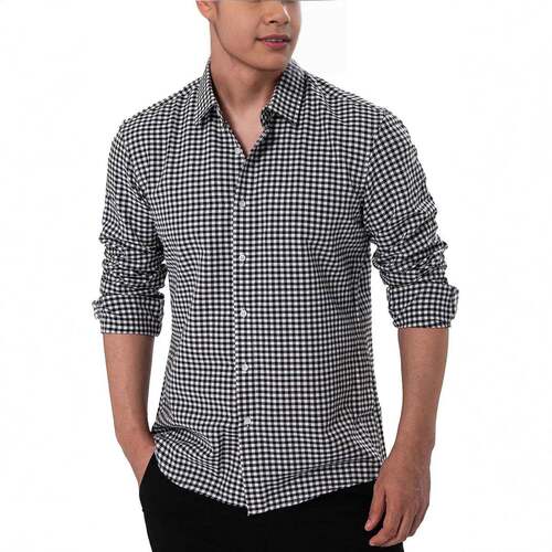 Men's Classic Country Plaid Checkered Shirt, Outdoor Work