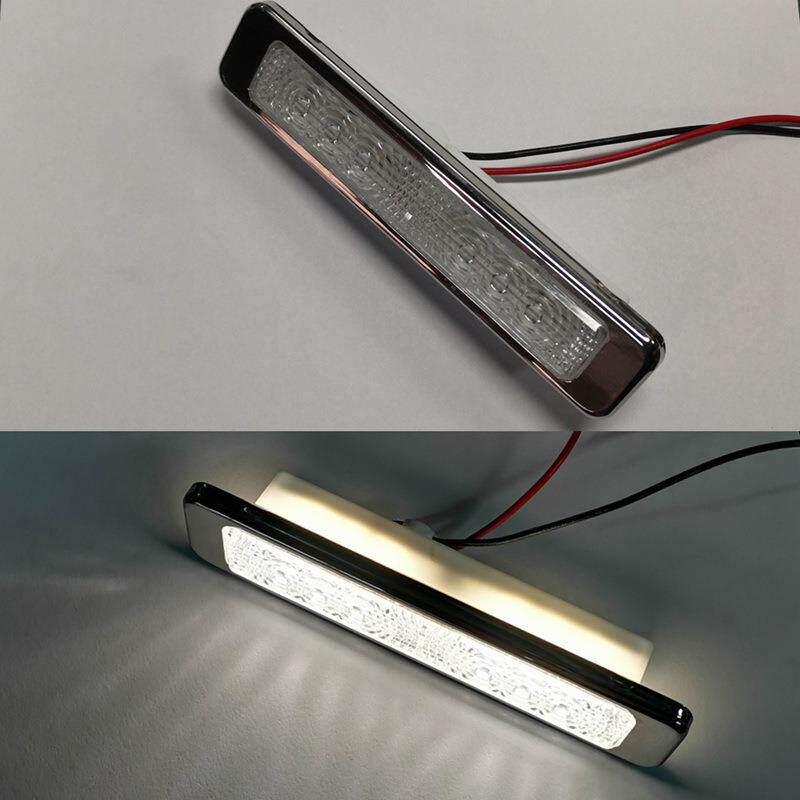 银色改装游艇房车灯,LED装饰灯,防水按压灯罩开关灯,不锈钢橱柜灯