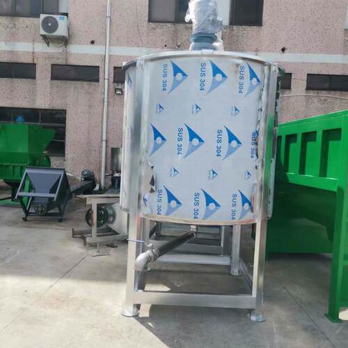 不锈钢层搅拌配料缸加热乳化燃料混合机消毒液洗衣液搅拌机