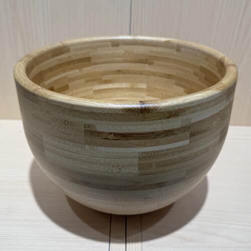 KitchenAid搅拌木碗烘焙用具实木碗定制大号厨师机木碗竹制揉面碗
