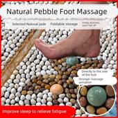 鹅卵石足底按摩垫雨花石脚底穴位足疗器鹅暖石地垫家用石子指压板