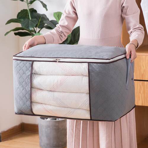 Thickened Cotton Quilt Storage Bag, Moving Blanket and Cloth