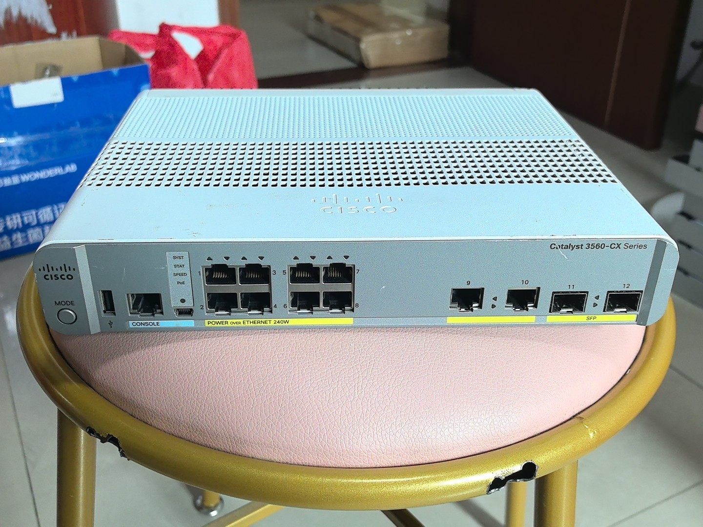 Cisco/思科WS-C3560CX-8PC-S 千兆8口P