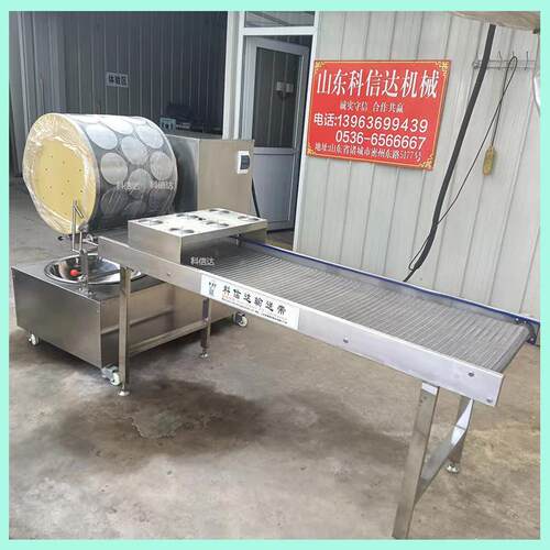 全自动方形春卷皮机自动蛋皮机一机多用双排春卷皮机
