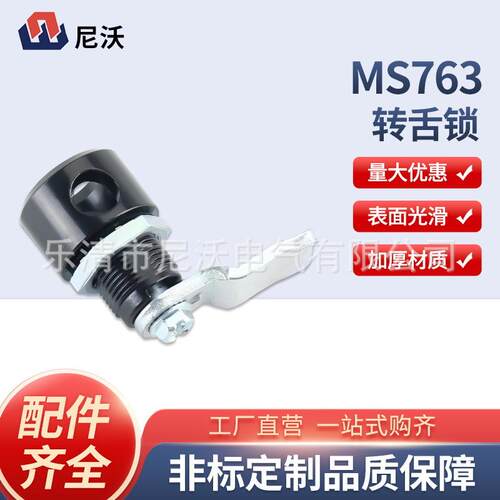 MS763工具柜转舌锁配电柜储物柜保险柜锁芯信箱铁皮柜转舌锁