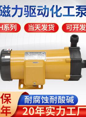 PAN WORLD泓源世博磁力泵NH-250PS-3J 380V 螺纹接口 耐腐蚀 水泵