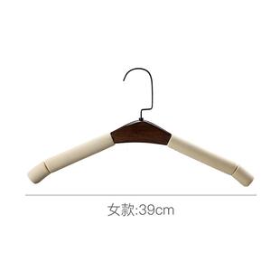 正品10个木头婚纱服装用毛无衣家羊毛衫痕防滑木店质大衣衣架