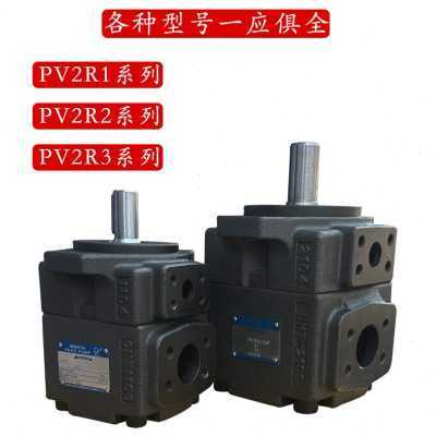 液压油泵高压叶片泵PV2R1-10-F 液压站配件液压泵总成液压泵PV2R2