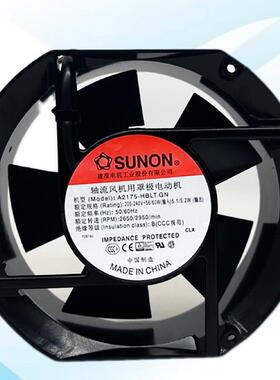 SUNON A2175-HBLT.GN 200-240V 56/60W 17251 17CM大风量轴流风机