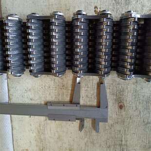 齿形链条CL20 88节节距31.75毫米链宽57外导88节静音链条 357W