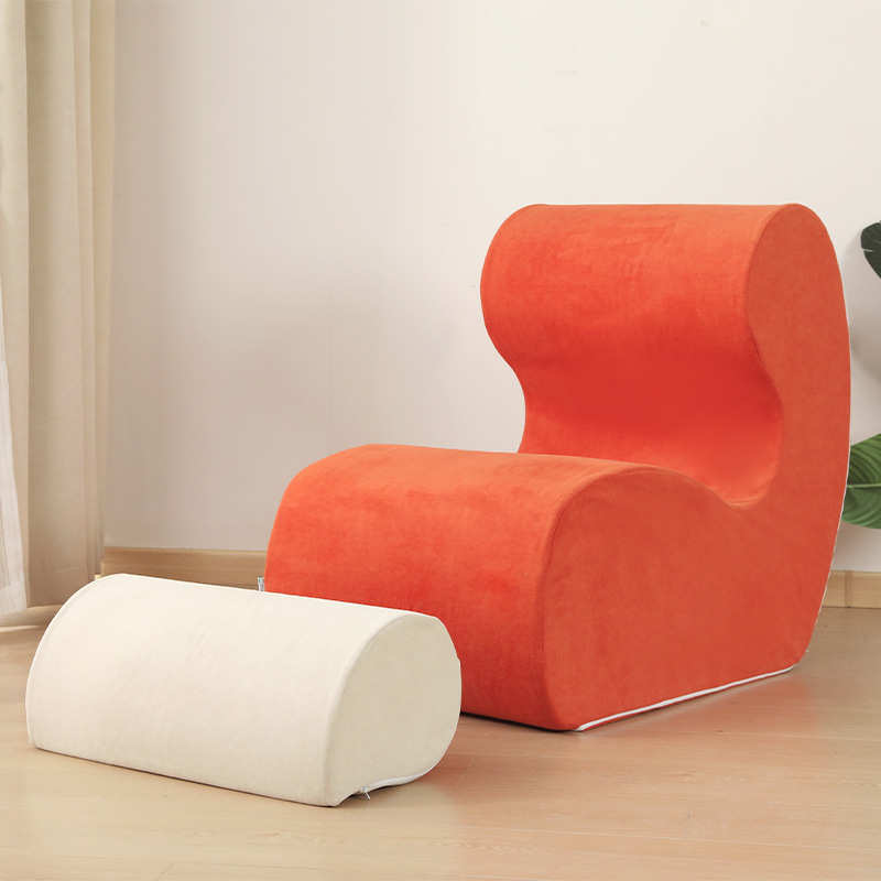 单人记忆海绵沙发异形休闲小户型客厅阳台书房读书椅懒人沙发躺椅