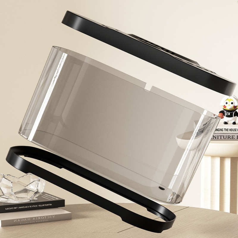 新款金鱼缸带过滤生态缸家用客厅造景水族箱乌龟缸透明塑料缸批发