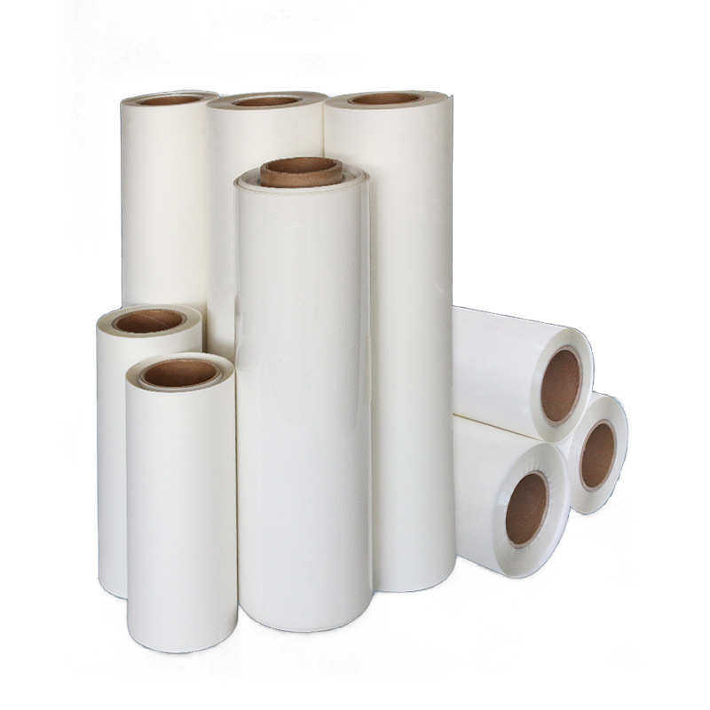 pet白墨烫画膜转印膜定制 双面离型可热撕冷撕服装印花打印膜