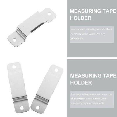 10 Pcs Metal Tape Measure Holder Man Measuring Tool Pouch