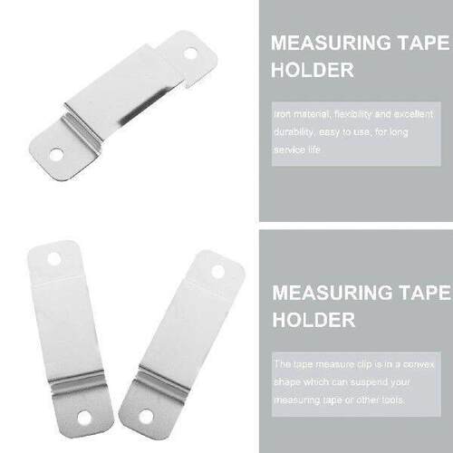 10 Pcs Metal Tape Measure Holder Man Measuring Tool Pouch